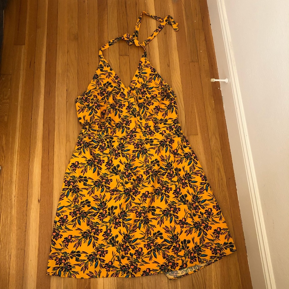 Market & Spruce Floral Print Althea Halter Dress
